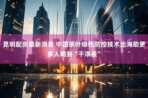 昆明配资最新消息 中国茶叶绿色防控技术出海助更多人喝到“干净茶”