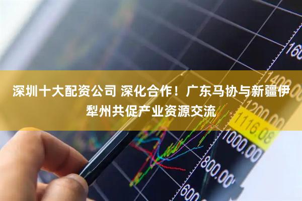 深圳十大配资公司 深化合作！广东马协与新疆伊犁州共促产业资源交流